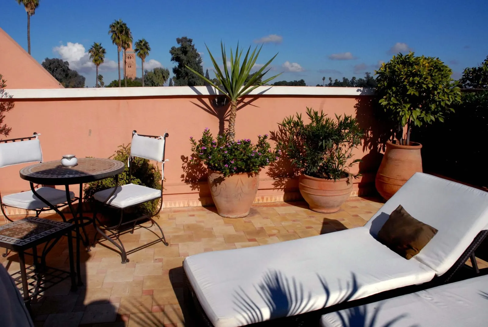 La Villa des Orangers: The private terrace of a Room with Terrace