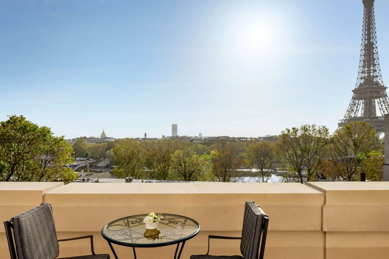 Shangri-La Paris: Across the Seine from a Terrace Eiffel View Room