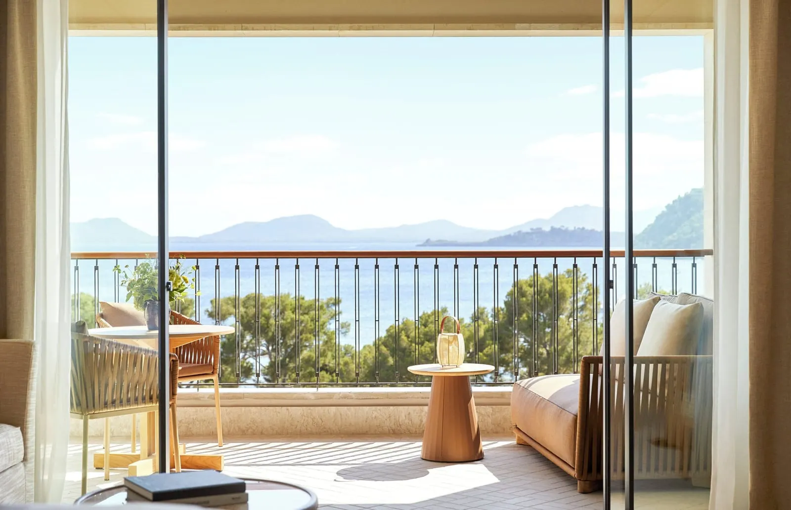 Four Seasons Resort Mallorca at Formentor: The bay over the pines from a Grand Sea-View terrace