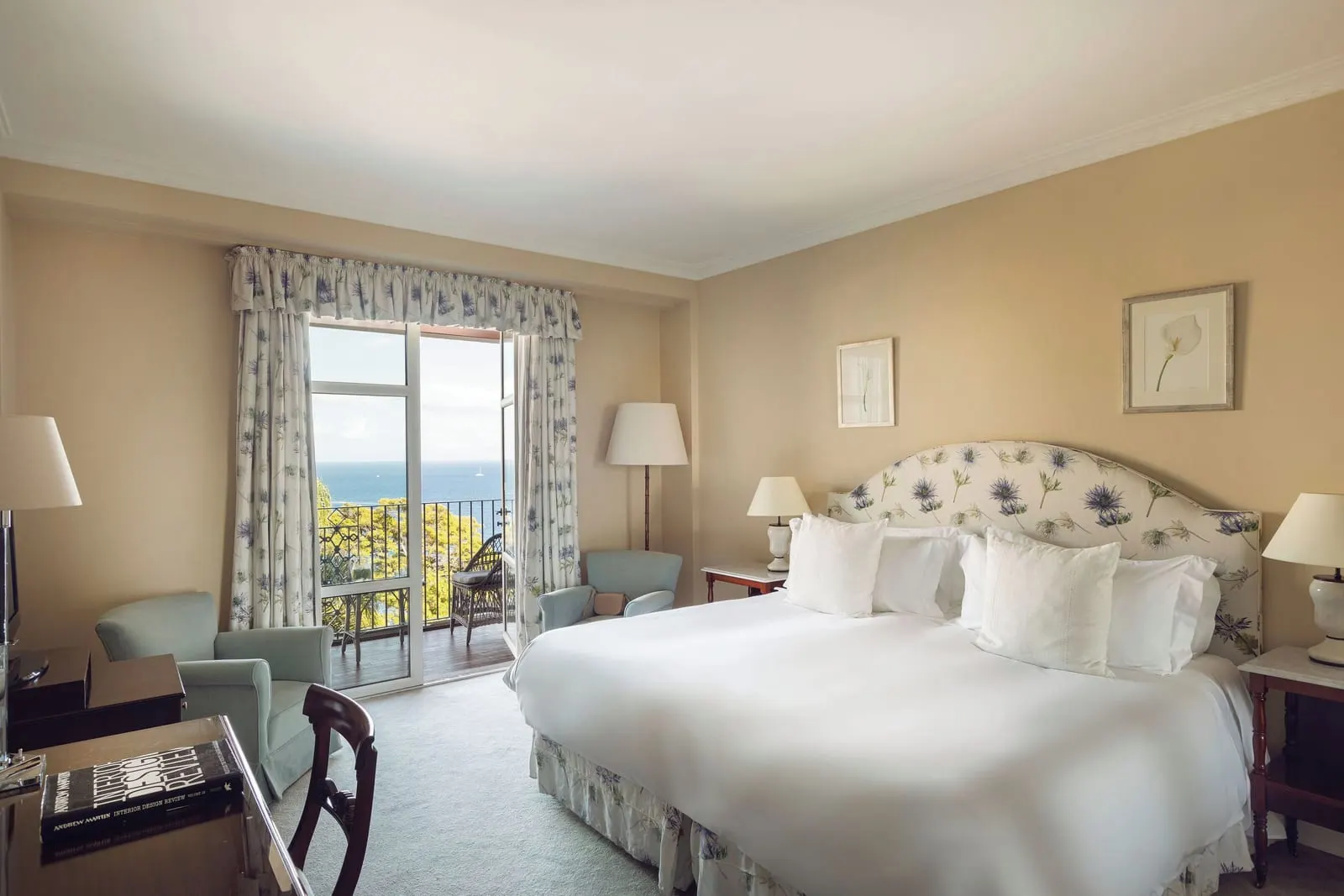 Reid's Palace, A Belmond Hotel: A guest room opening onto its balcony