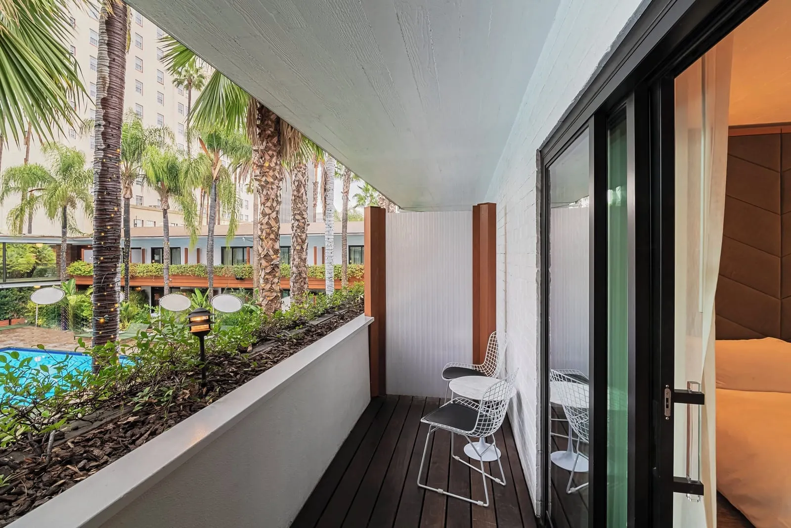 The Hollywood Roosevelt: A Balcony King balcony over the pool