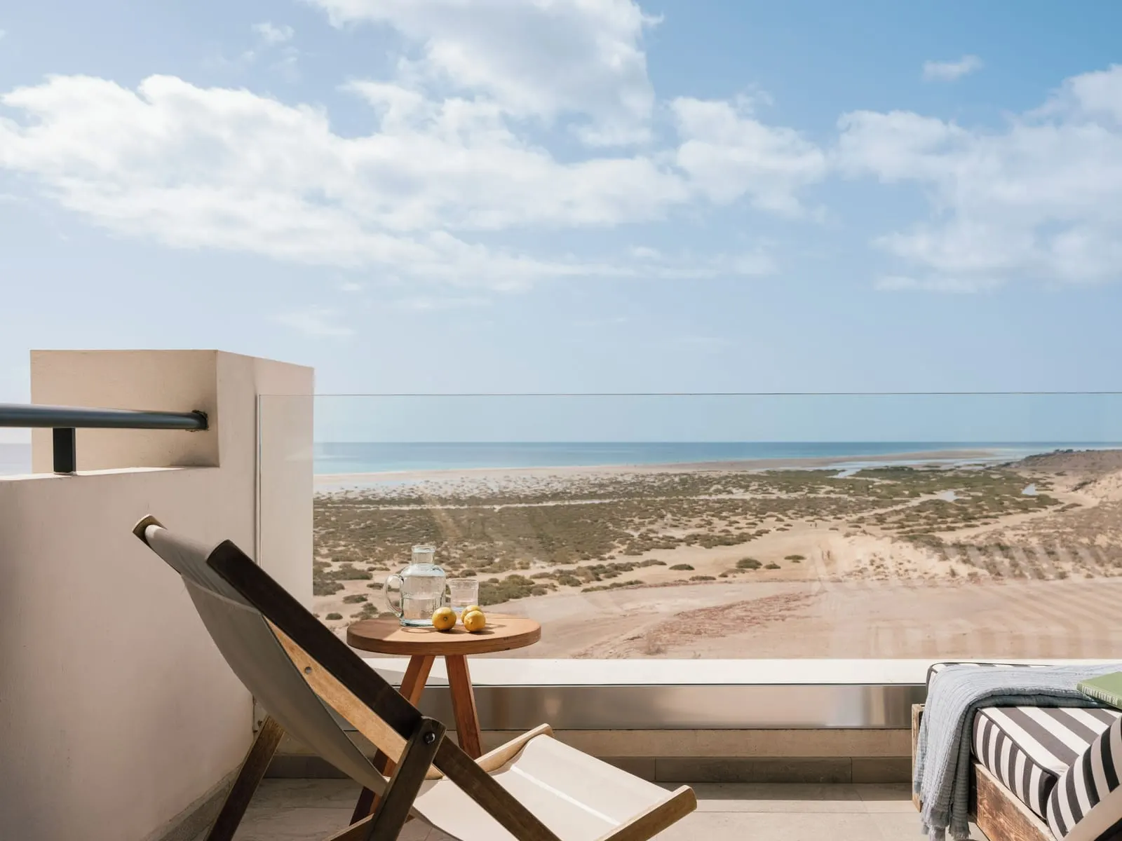 ZEL Fuerteventura: The dunes and sea from an Ocean View terrace