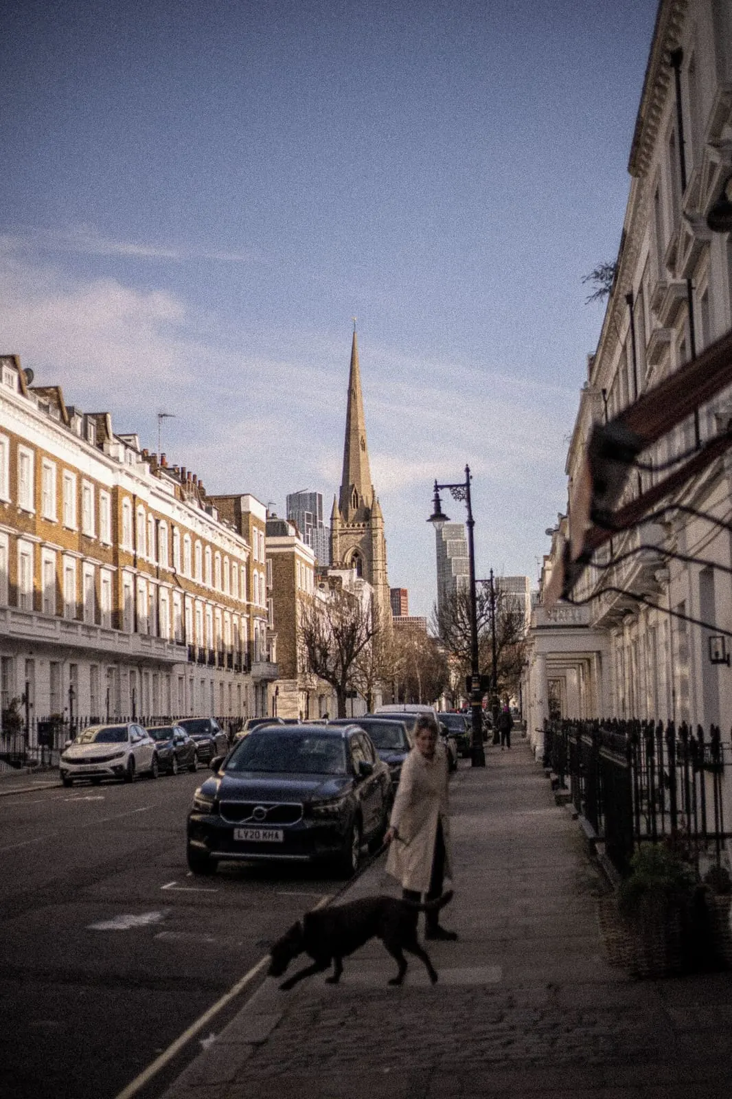 Artist Residence London: Pimlico, looking down the street