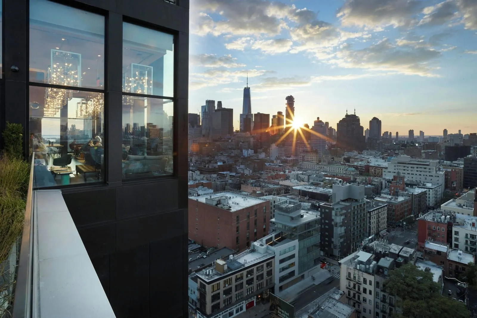 citizenM New York Bowery: Looking south over the Lower East Side