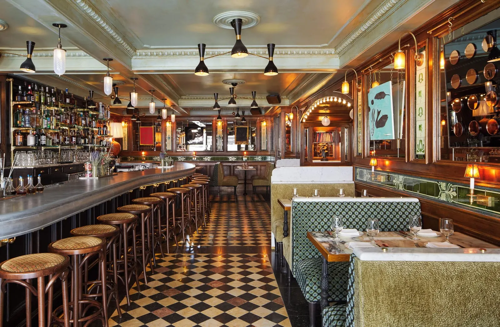 Hotel Chelsea: The bistro downstairs