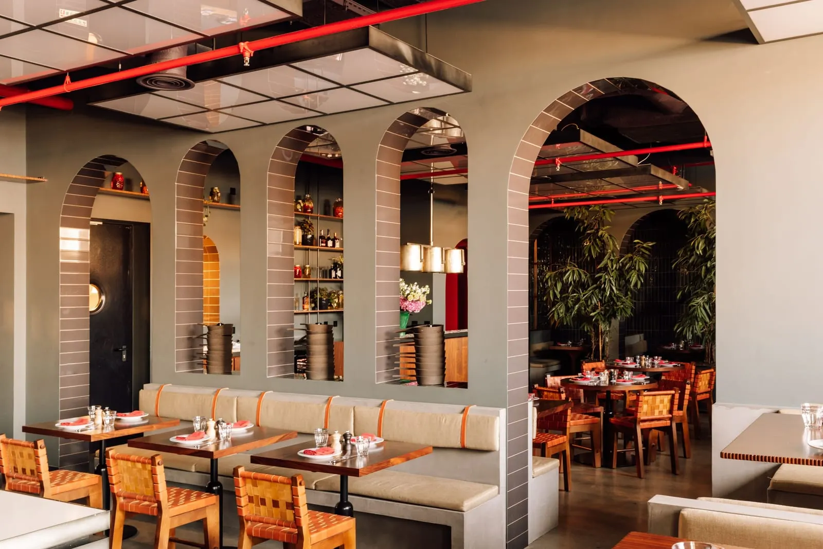 The Rebello Hotel & Spa: The restaurant under the arches
