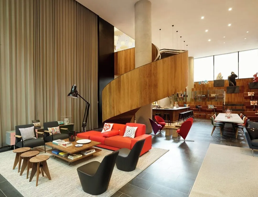citizenM New York Bowery: The lobby living room