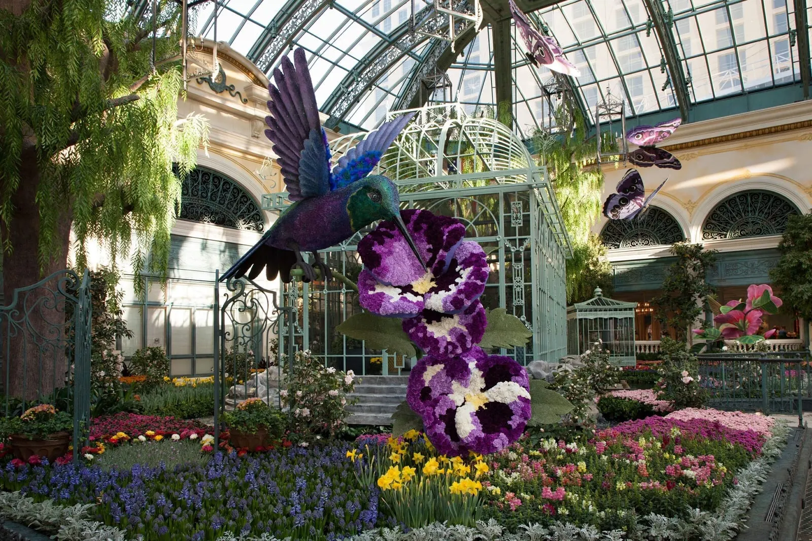 Bellagio: The Conservatory in its spring display