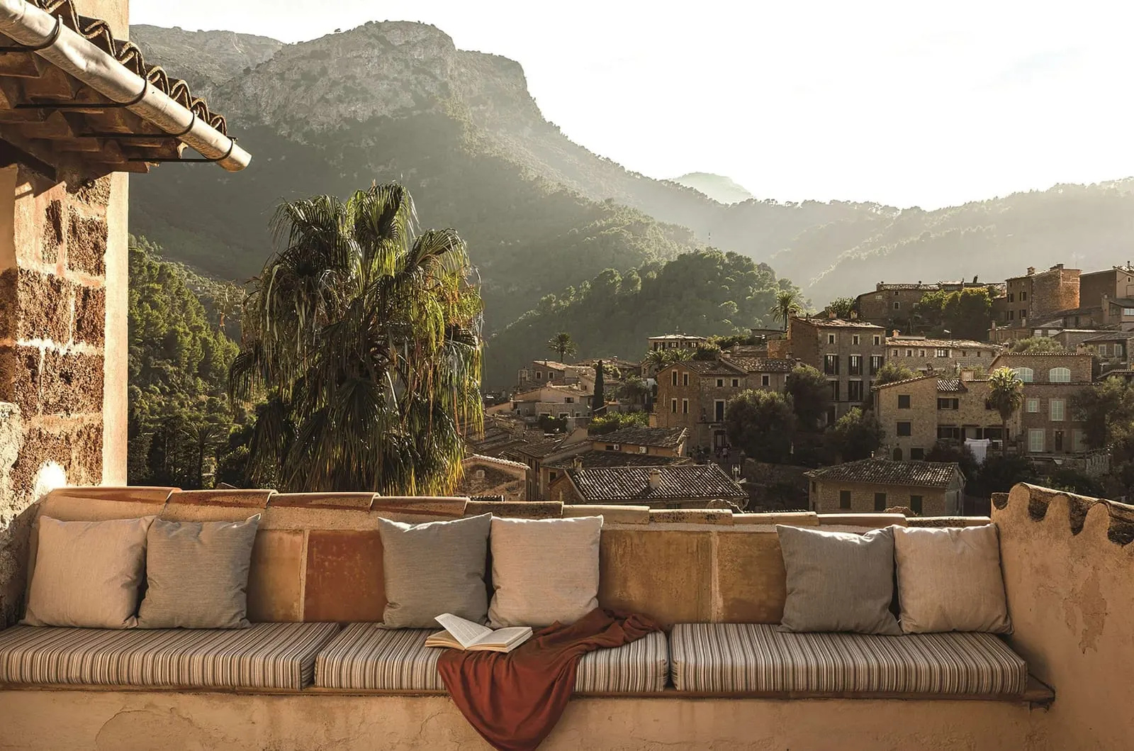 La Residencia, A Belmond Hotel: The Tower Suite's roof terrace, facing Deià