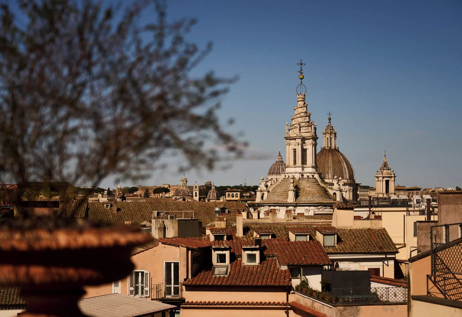 Orient Express La Minerva: Roofs and domes from the terrace