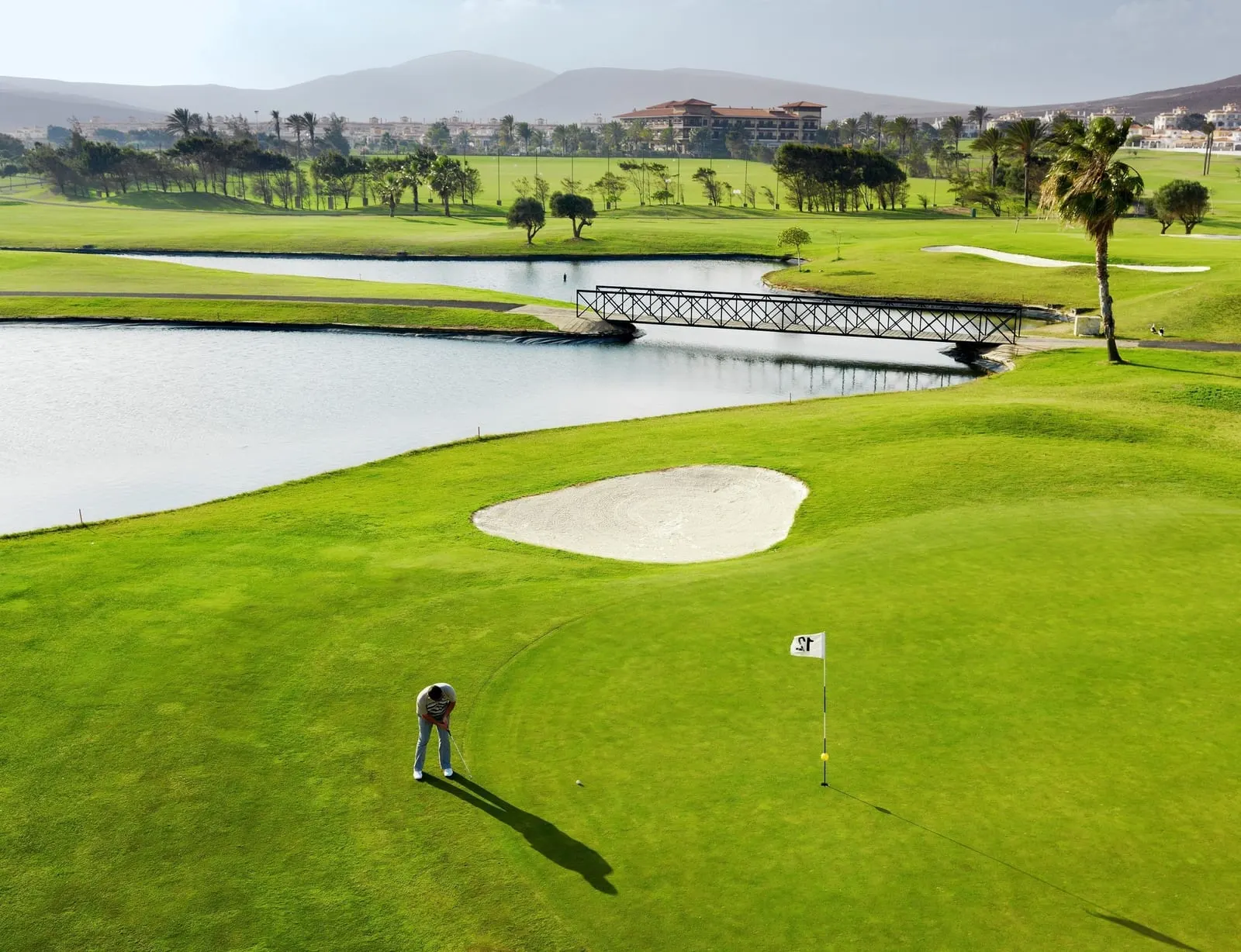 Elba Palace Golf Boutique Hotel: The course, its lake and the hills beyond