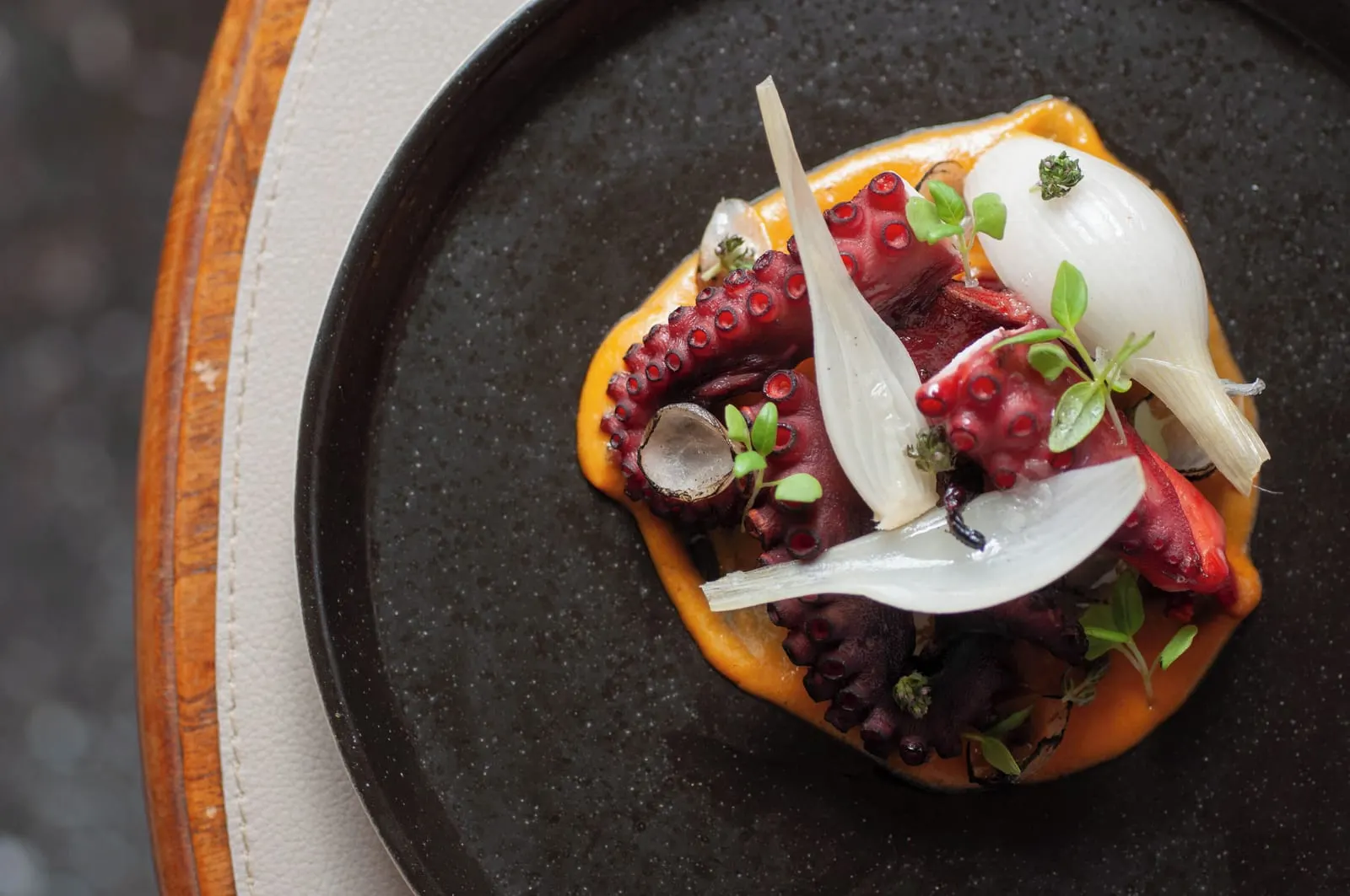 Maristel Hotel & Spa: Octopus with onion petals and herbs
