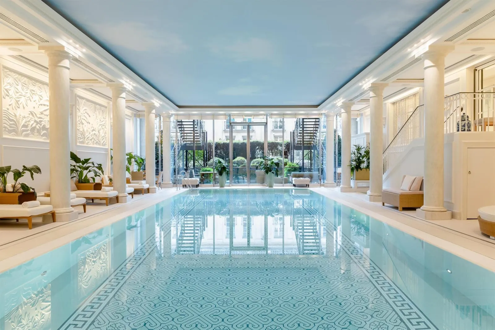Shangri-La Paris: The 17-metre pool in the former stables