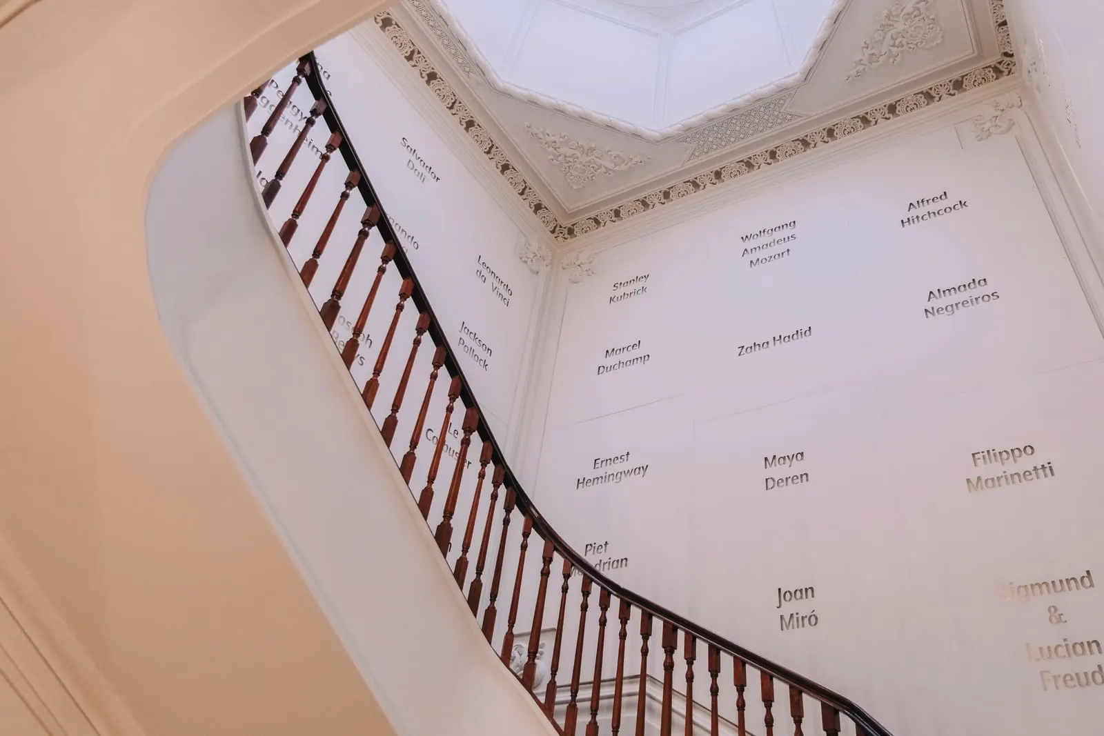 Torel Avantgarde: The staircase under the skylight