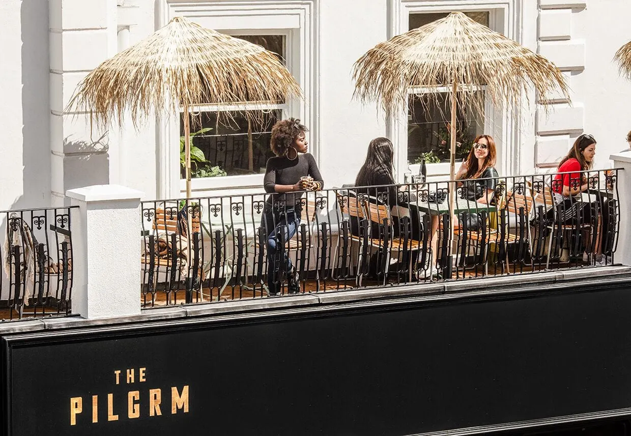 The Pilgrm: The balcony on London Street