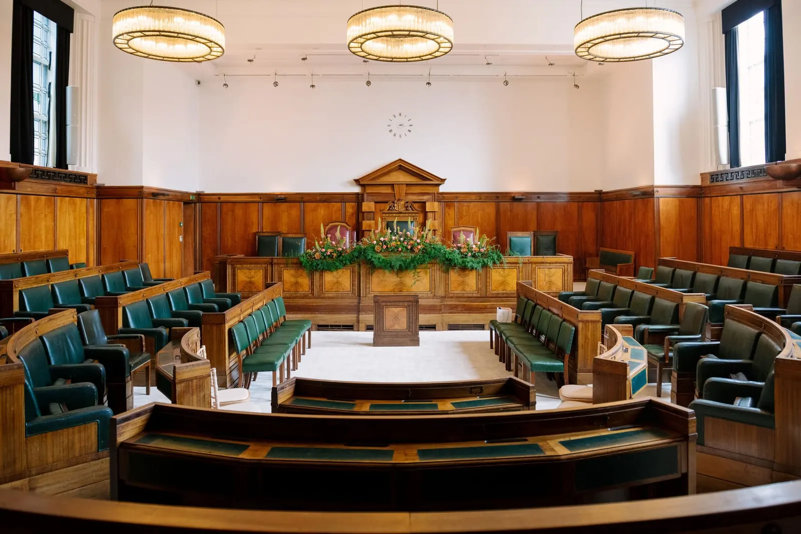 Town Hall Hotel: The old council chamber