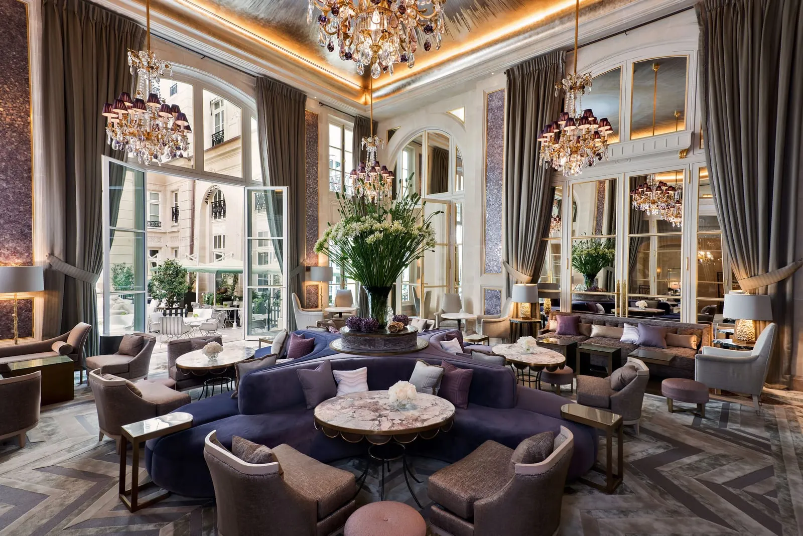 Hôtel de Crillon, A Rosewood Hotel: The Jardin d'Hiver, opening onto the courtyard