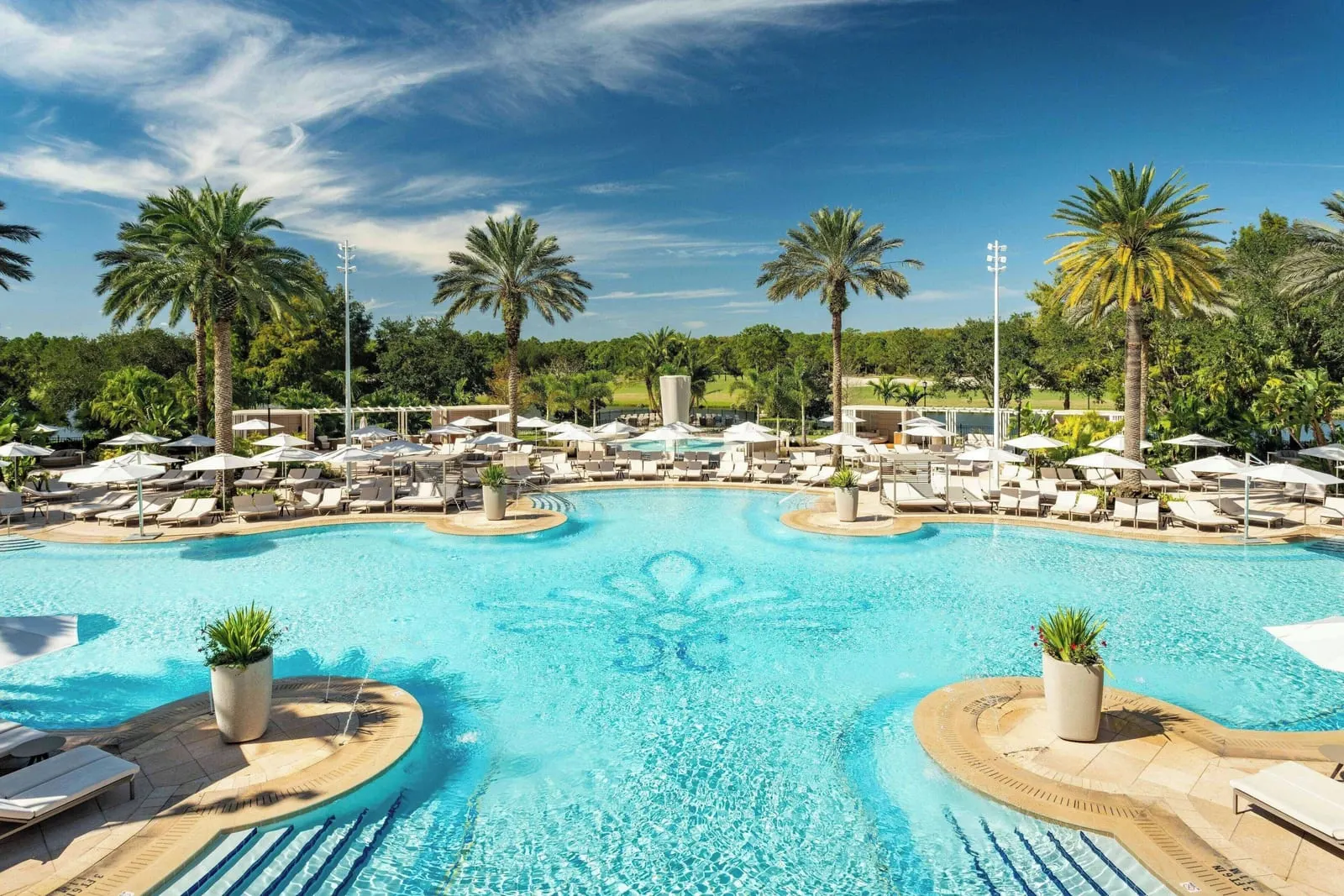 The Ritz-Carlton Orlando, Grande Lakes: The main pool and its cabanas