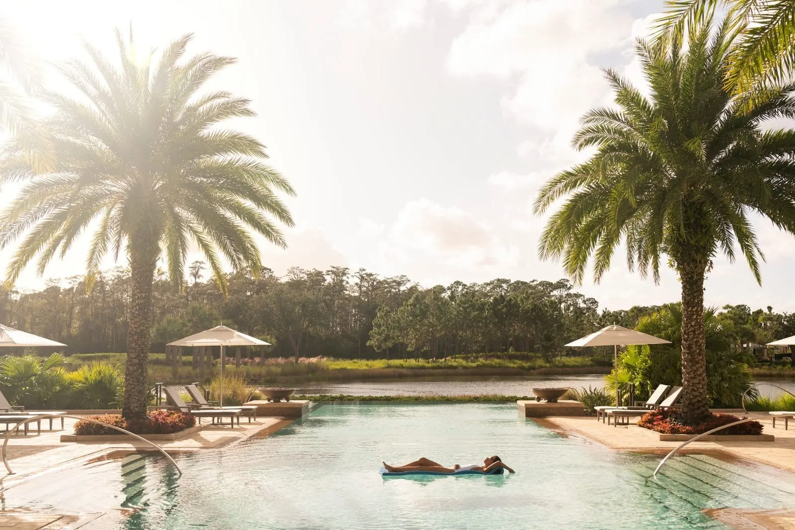 Four Seasons Resort Orlando at Walt Disney World Resort: Oasis, the adults-only pool by the lake
