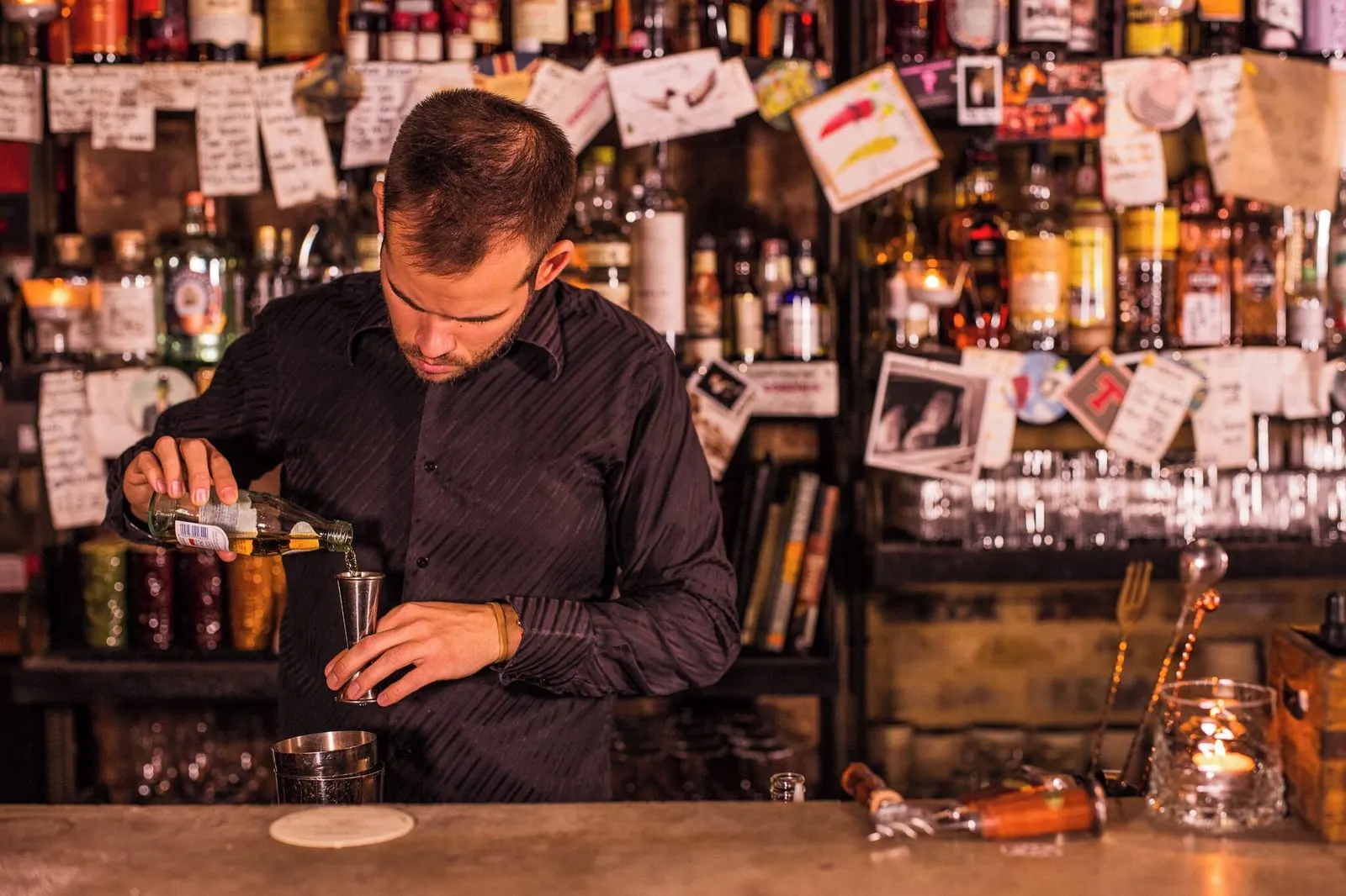 Artist Residence London: Behind the bar