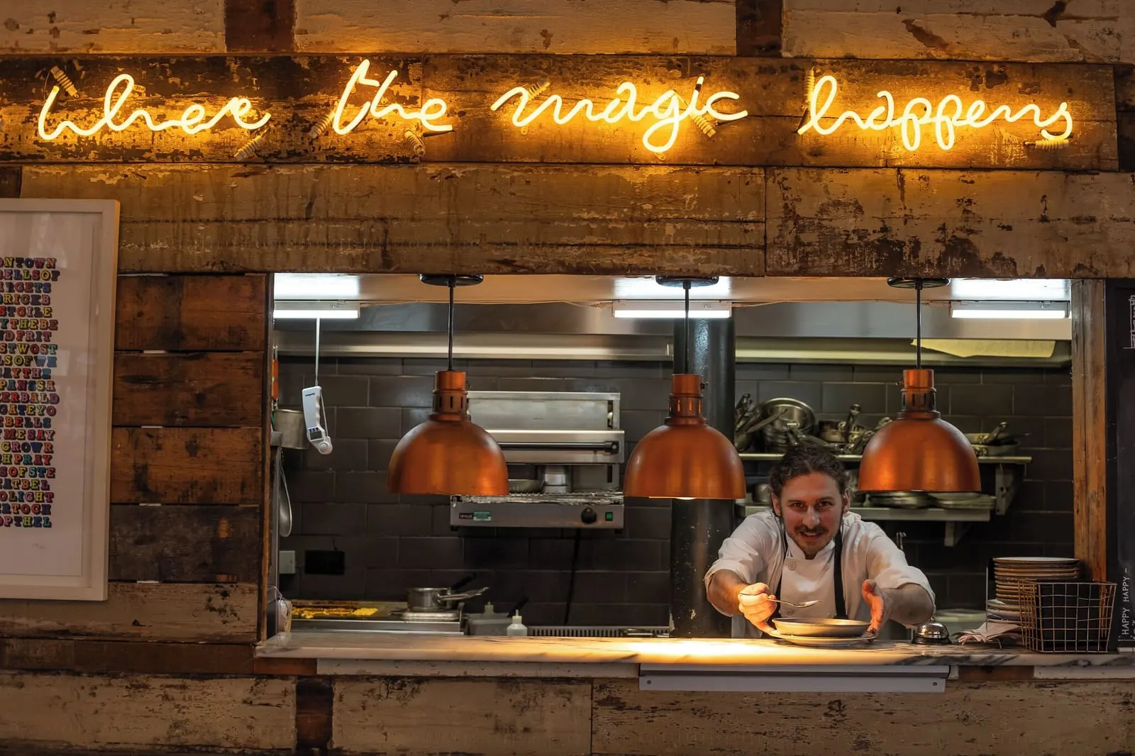 Artist Residence London: The open kitchen