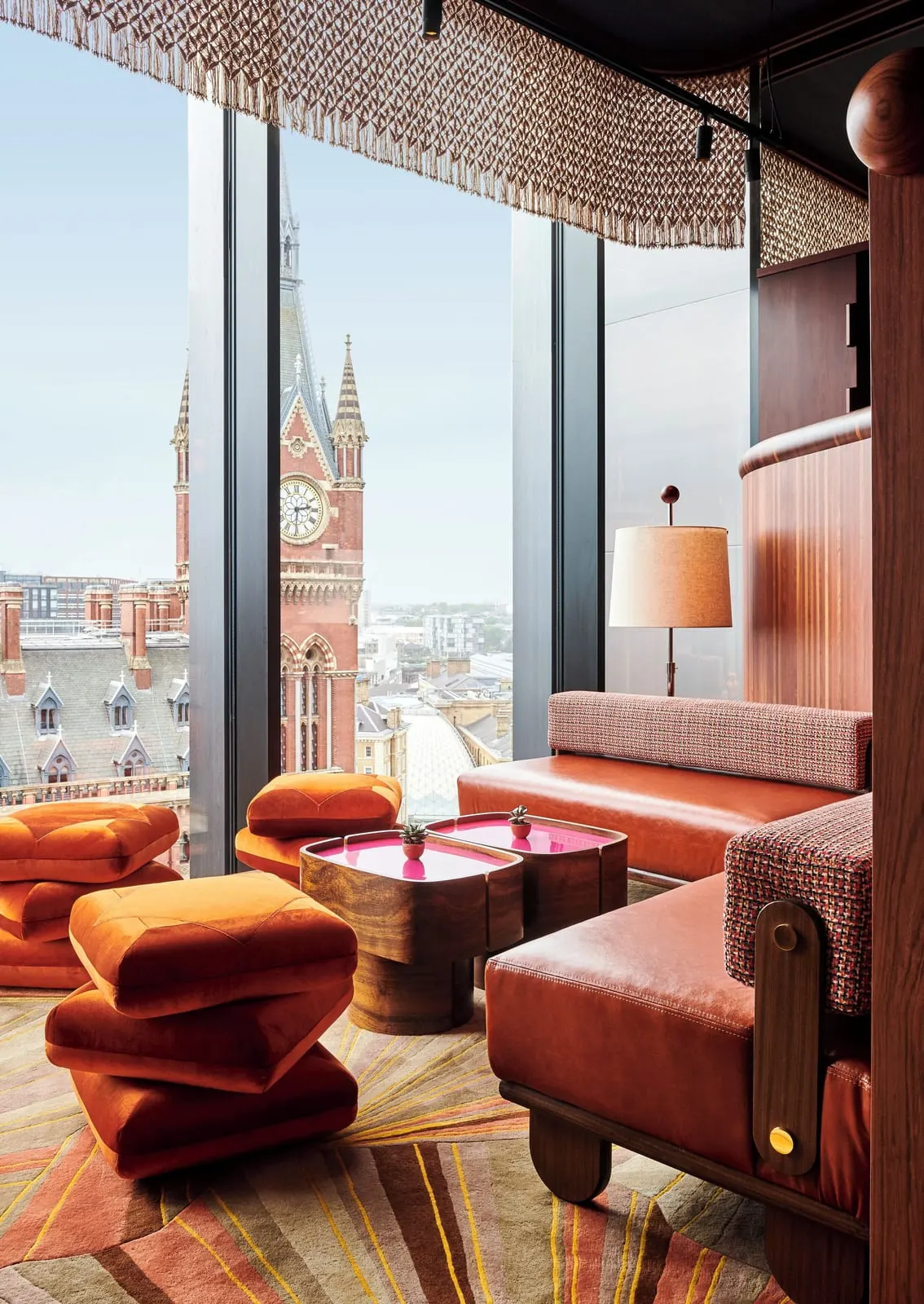 The Standard, London: St Pancras through the window