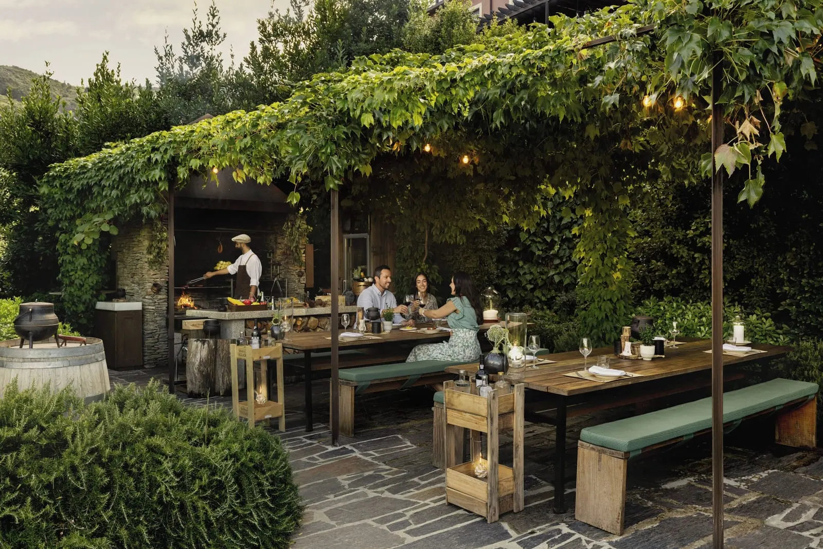 Six Senses Douro Valley: Dinner under the vines