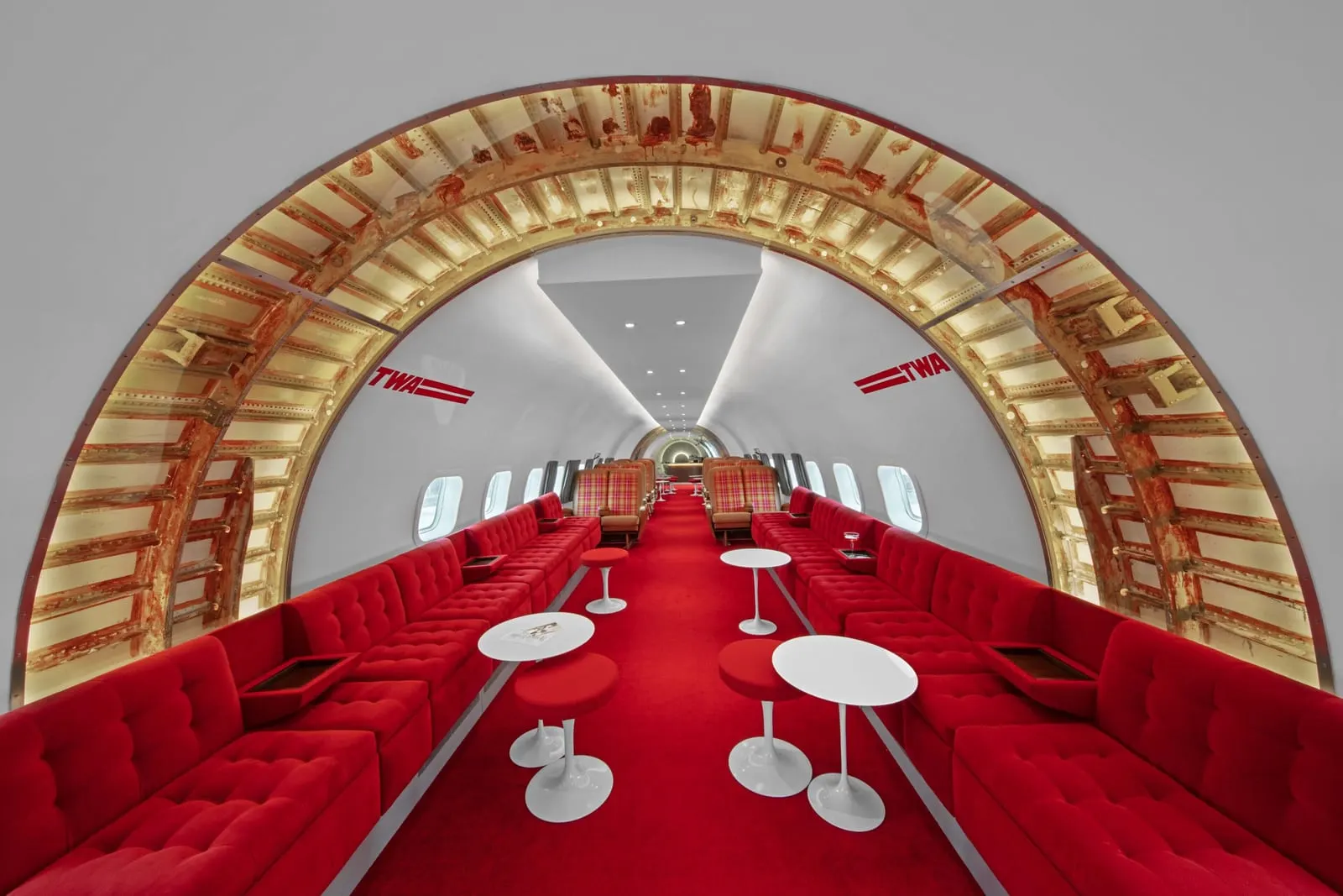 TWA Hotel: The cocktail lounge inside Connie