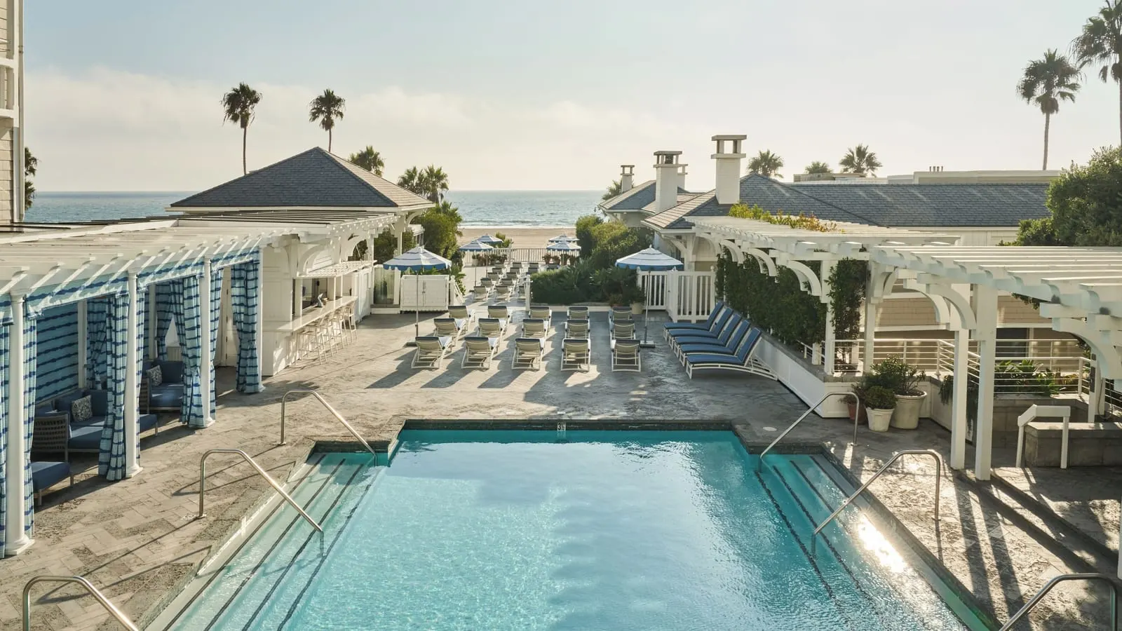 Shutters on the Beach: The pool, with a view out to sea