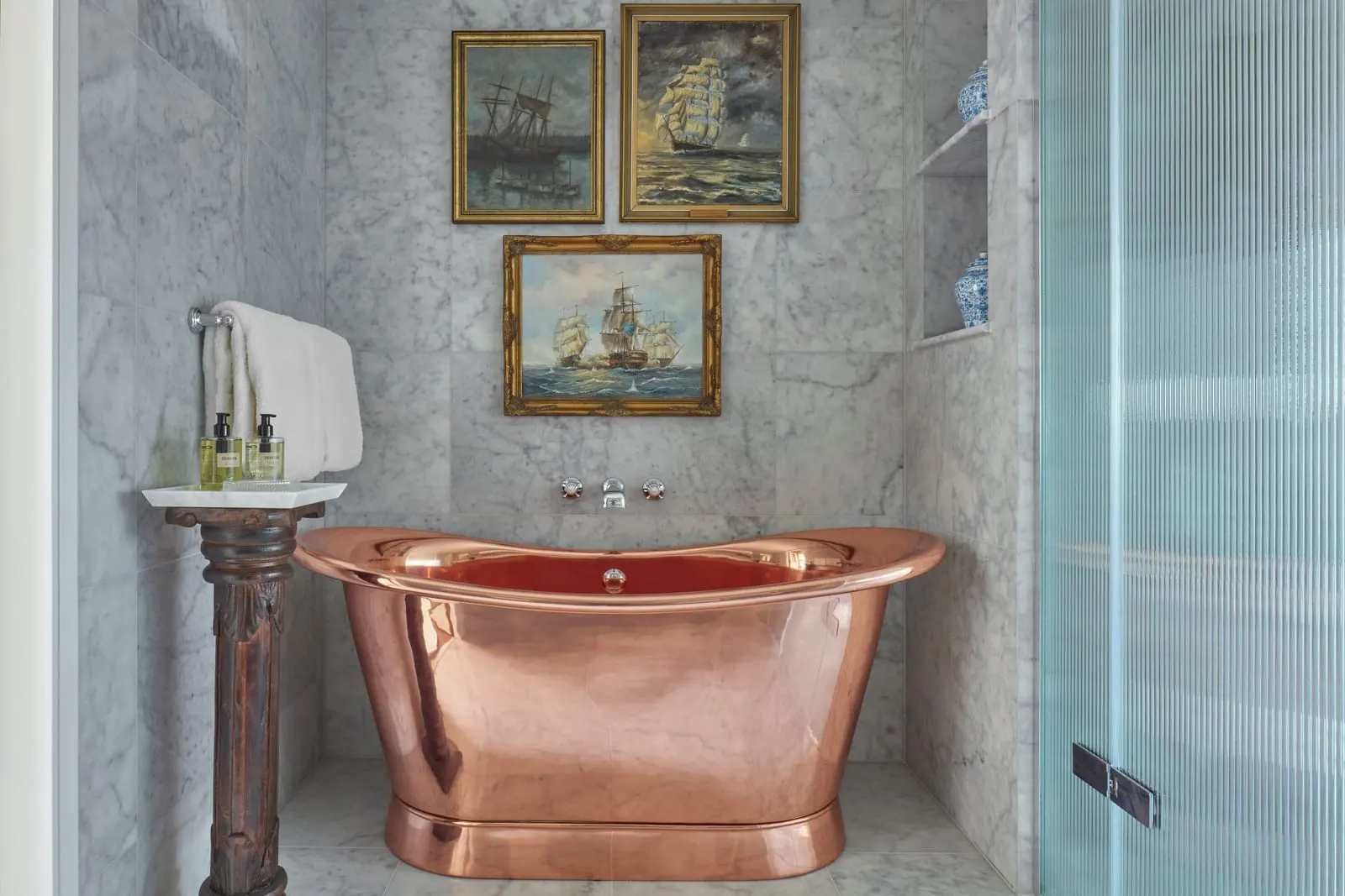 Sea Containers London: The copper bath