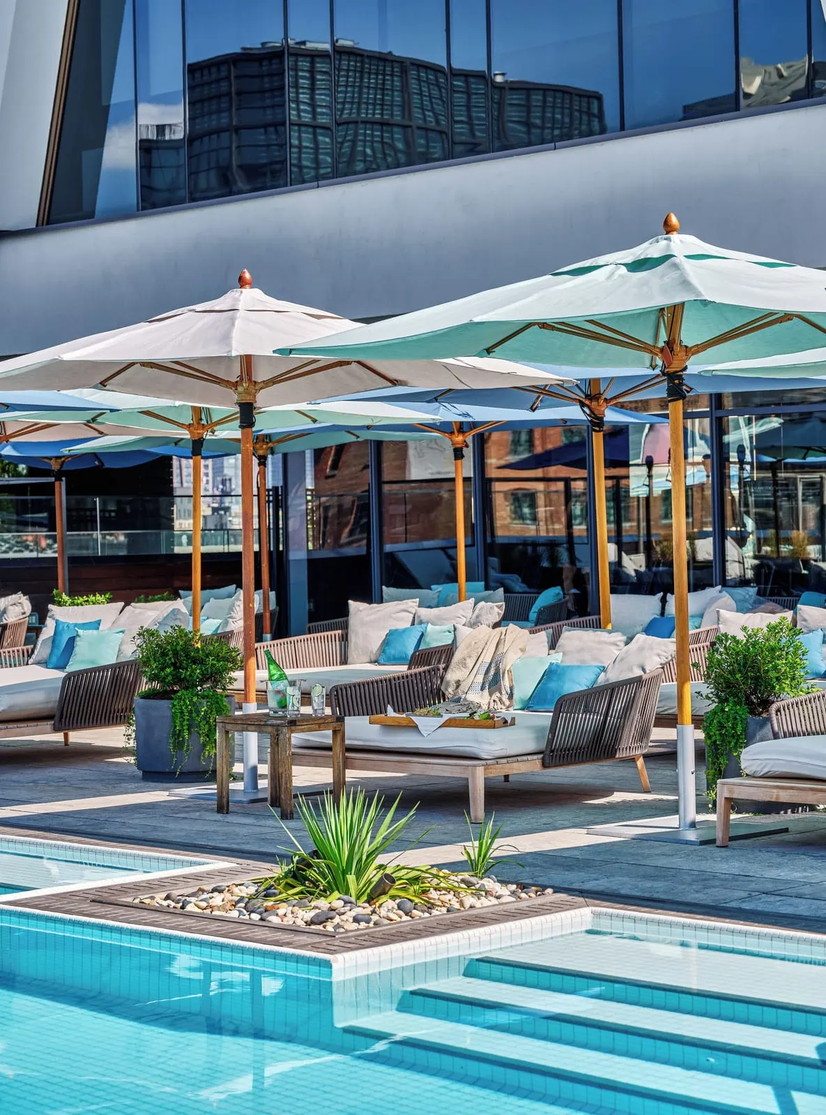 The William Vale: The fourth-floor pool, open in summer