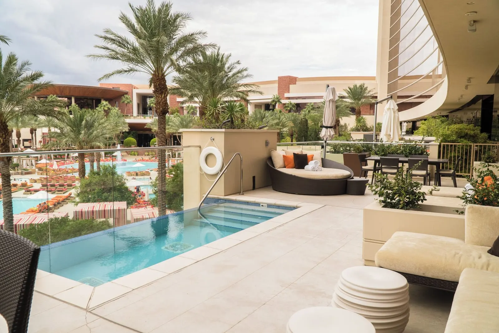 Red Rock Casino Resort & Spa: A villa terrace with its own dipping pool