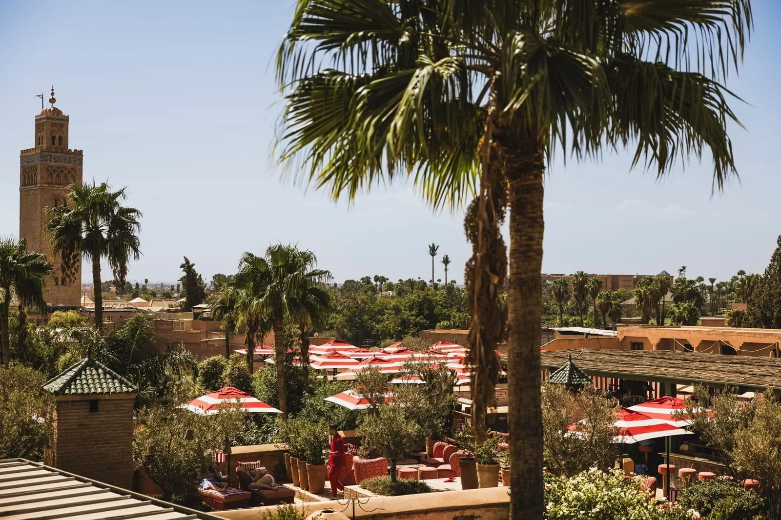 El Fenn: The Koutoubia above the roof terrace