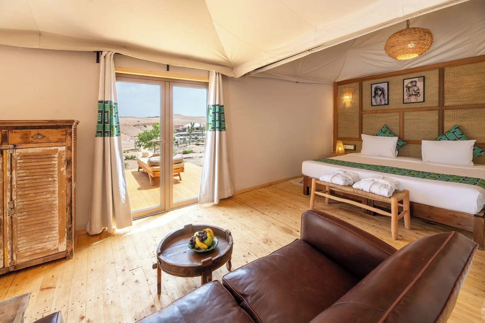 Inara Camp: An Emotion Suite opening onto its terrace