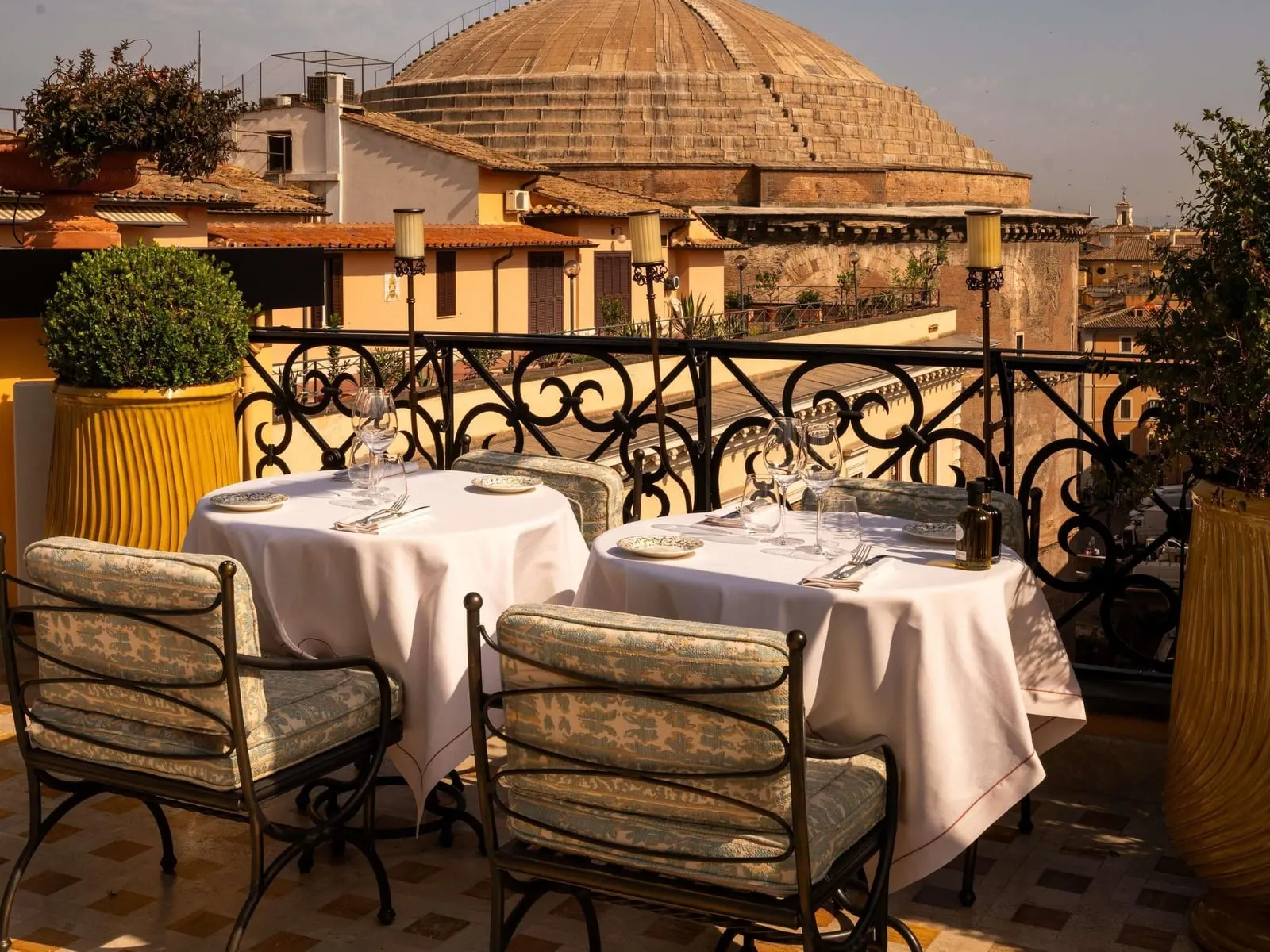 Orient Express La Minerva: Dinner above the rooftops