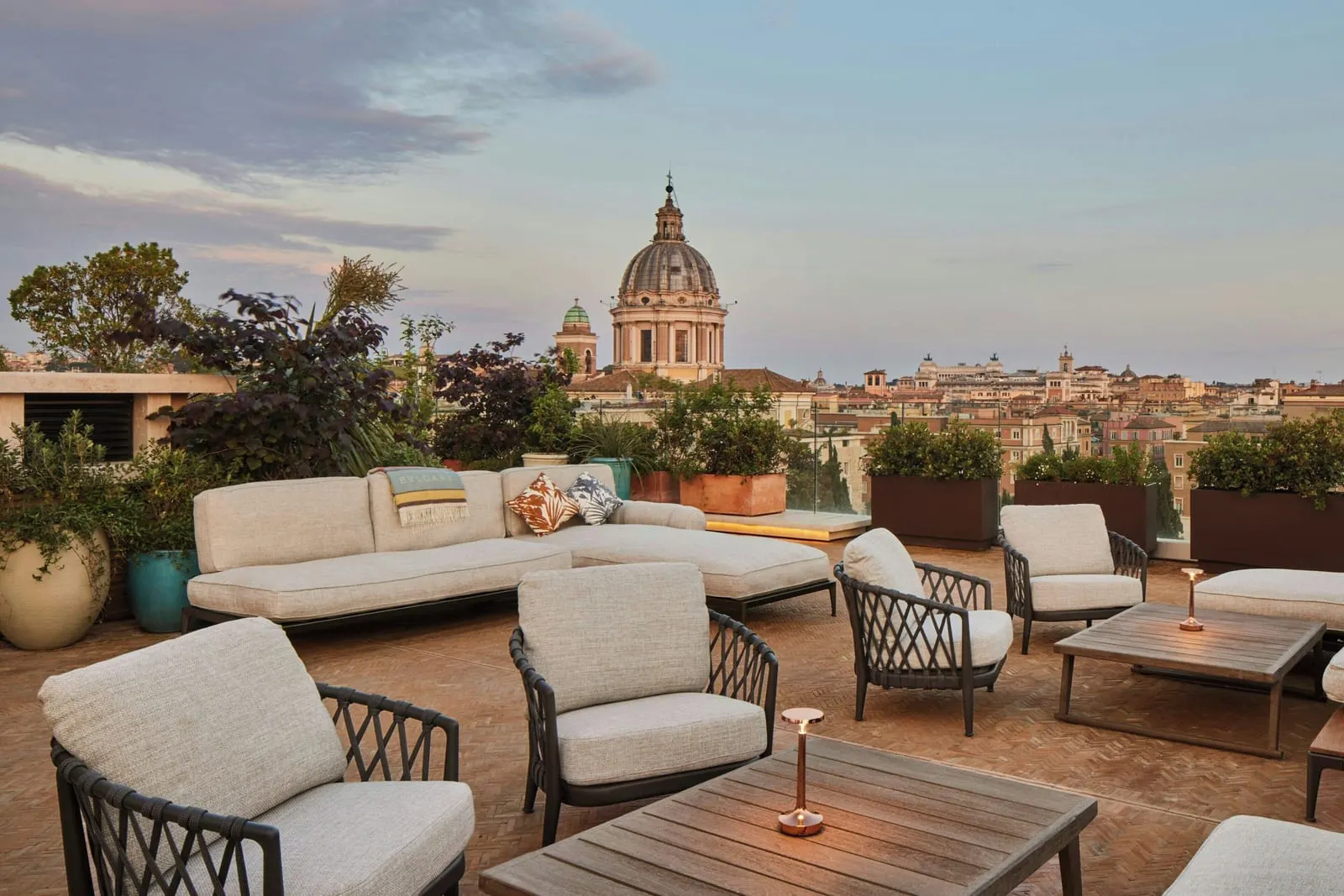 Bvlgari Hotel Roma: Rome from the roof