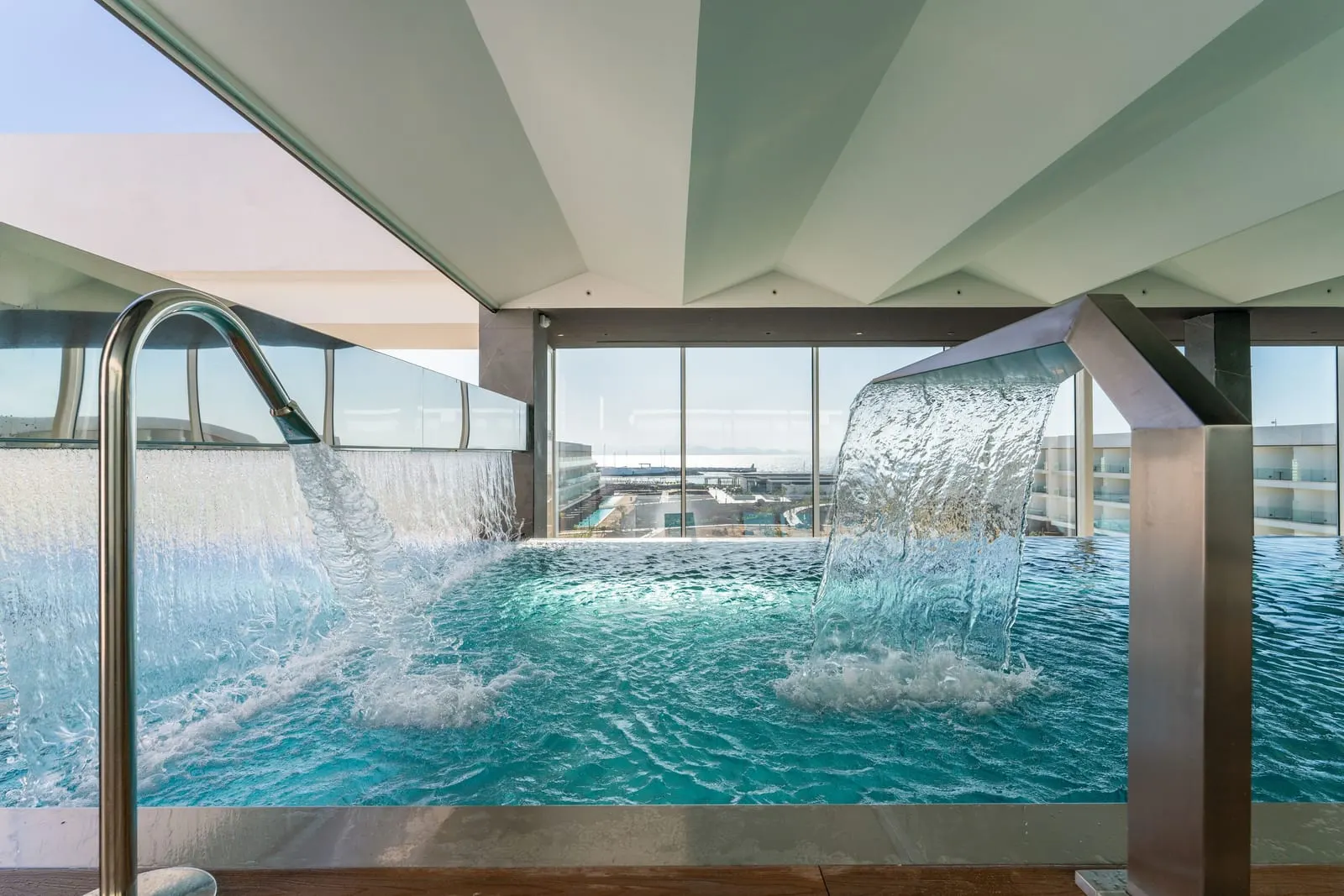 Barceló Playa Blanca: Water jets in the hydrotherapy pool