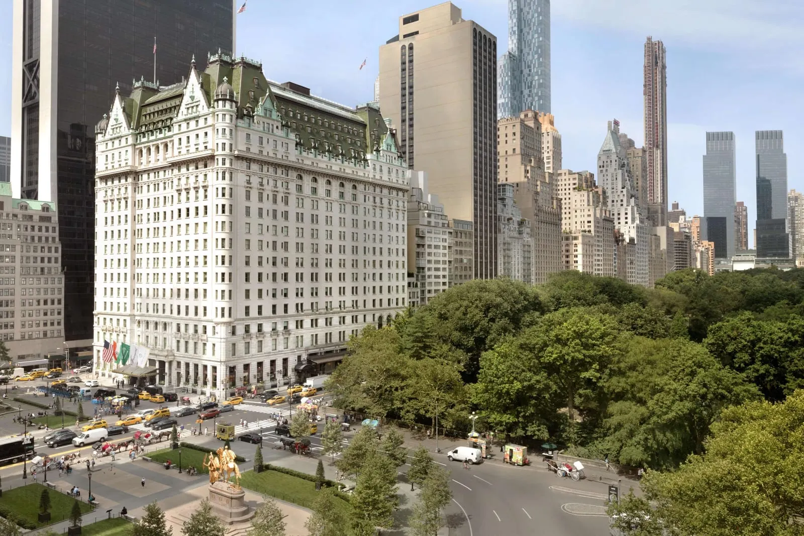 The Plaza on the corner of Central Park