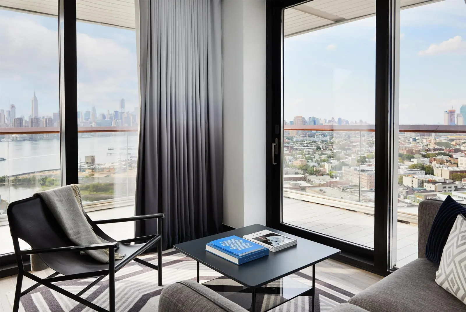 The William Vale: A room with floor-to-ceiling glass