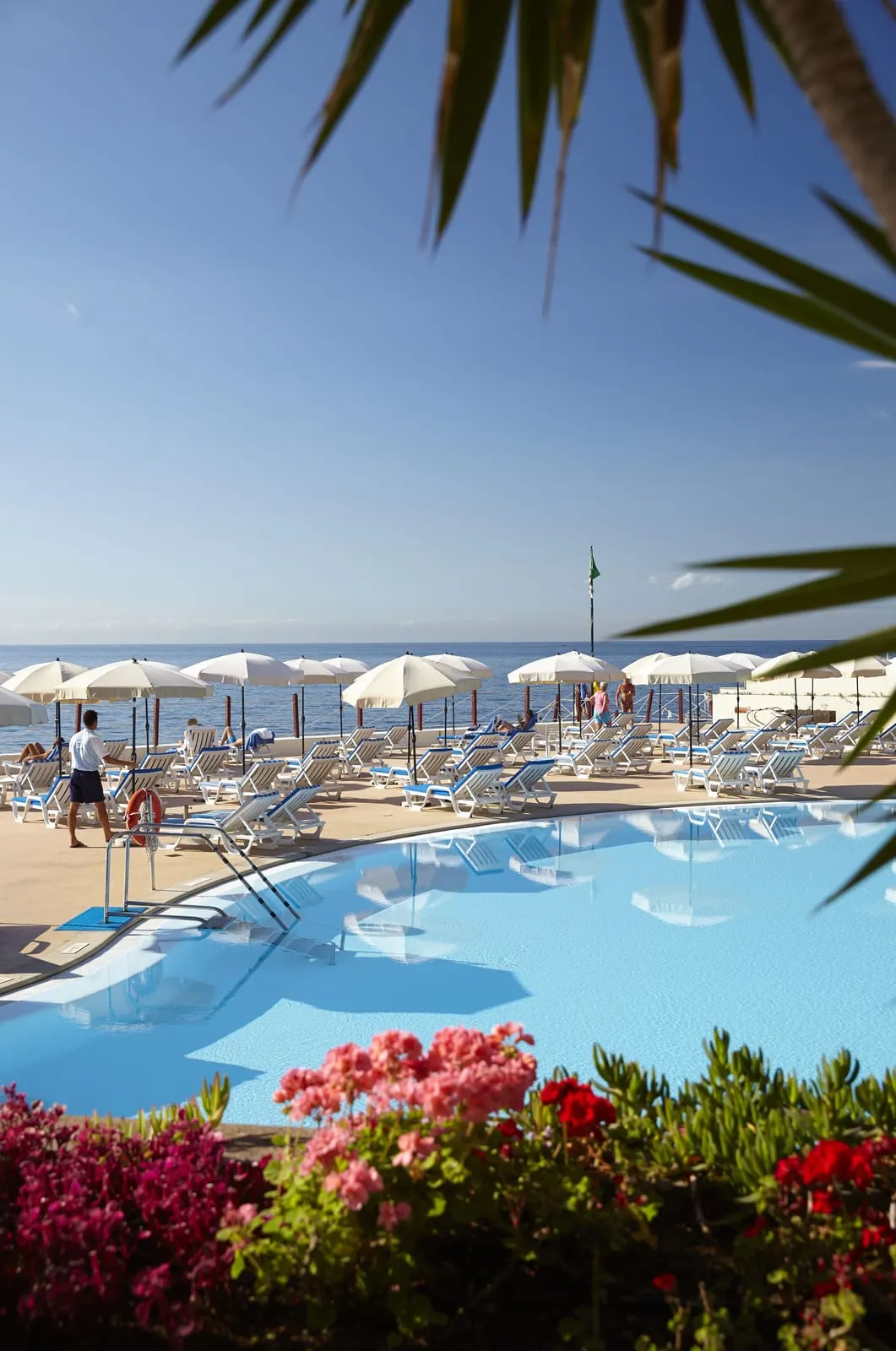 The Cliff Bay: The saltwater pool at sea level