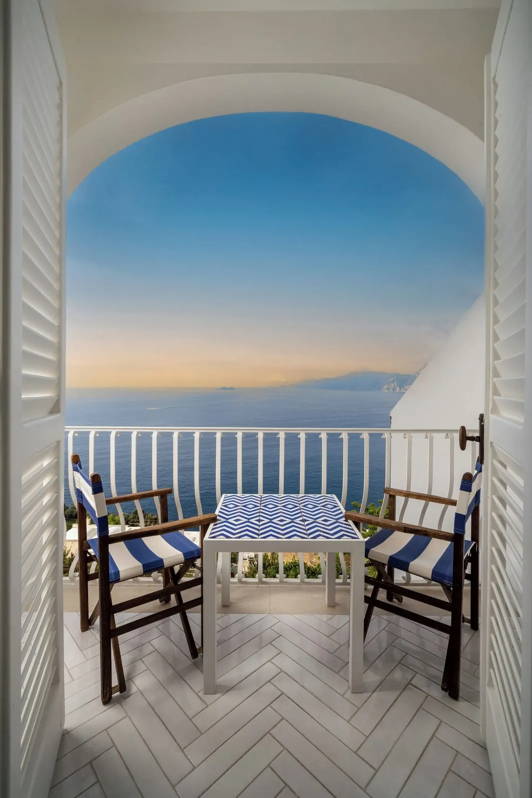 Hotel Tramonto d'Oro: A room's balcony looking out to sea