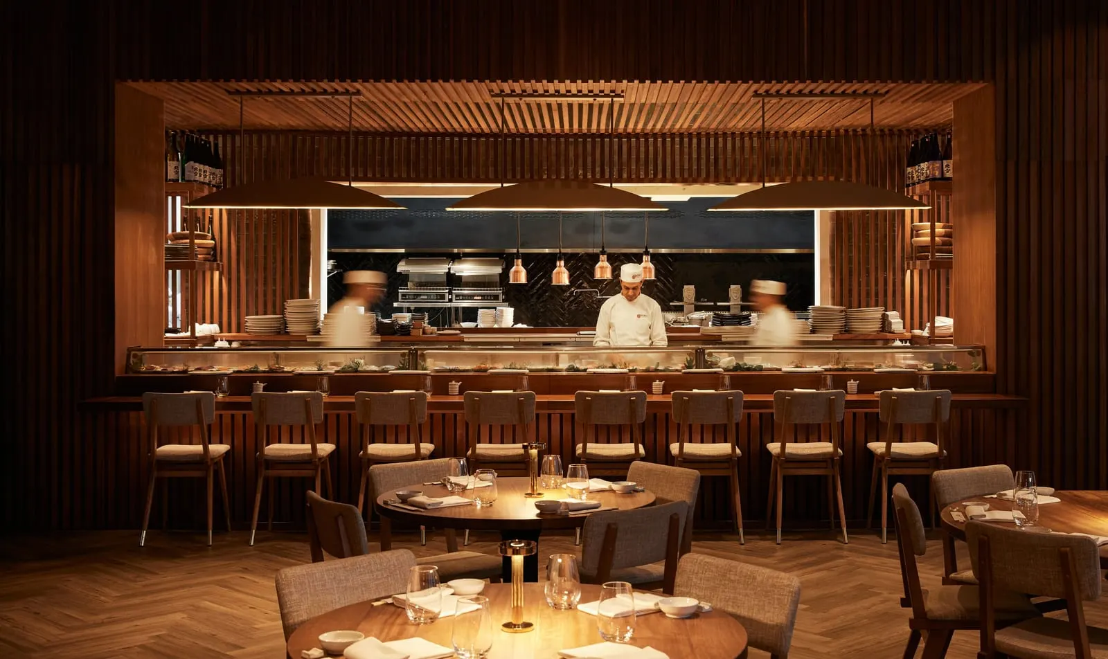 Nobu Hotel Marrakech: Chefs at the open sushi counter