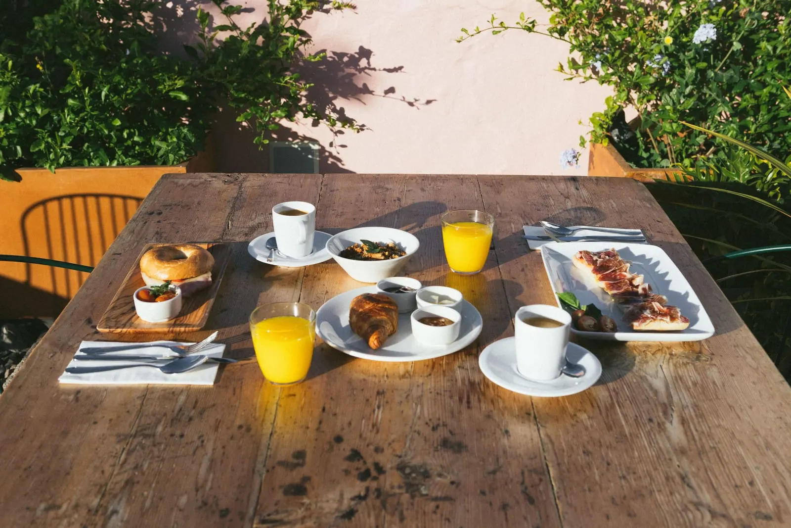 Hotel Veintiuno: Breakfast for two on the terrace