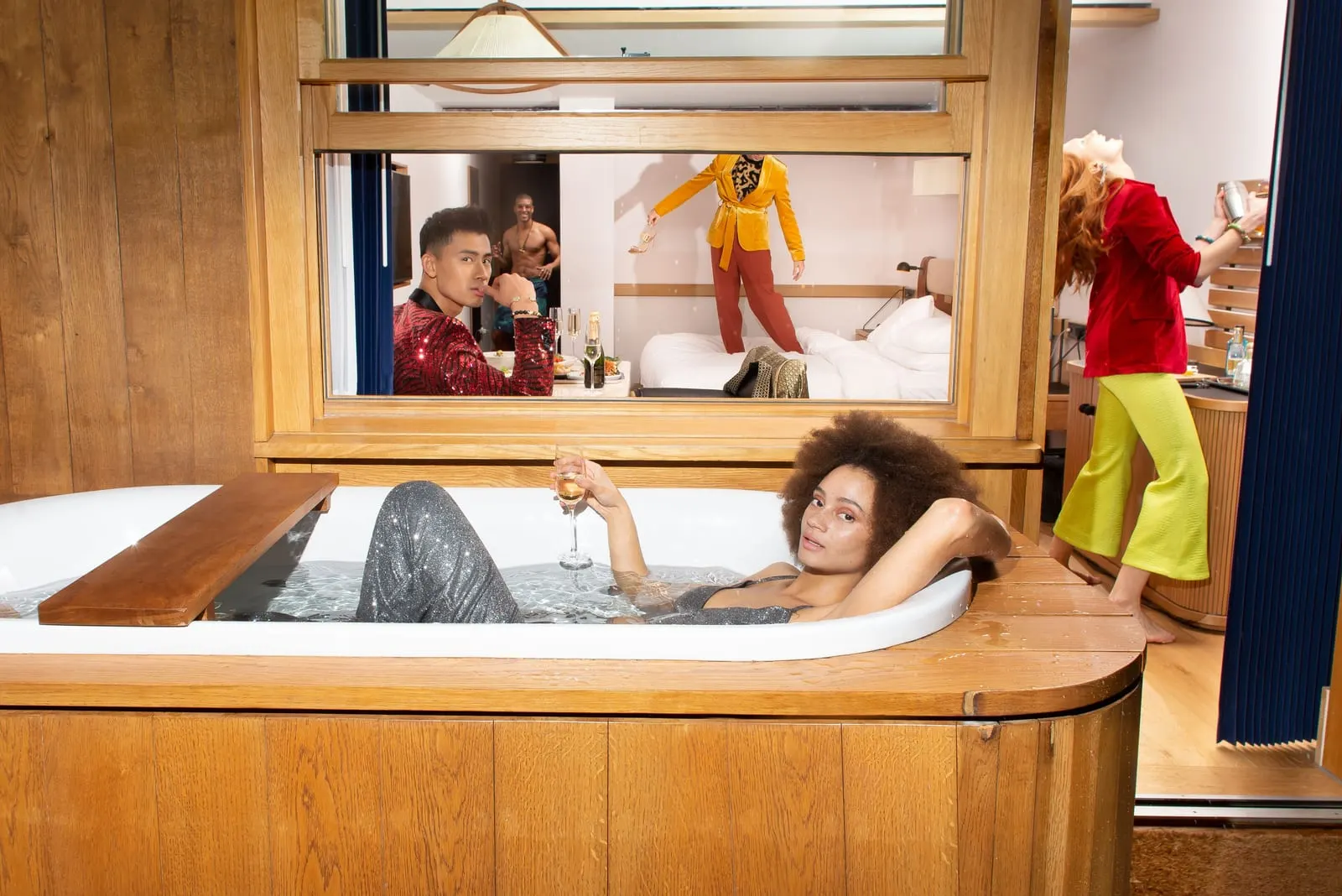 The Standard, London: The bath in the window